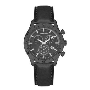 Ferragamo  Master Chrono Strap Watch Mens